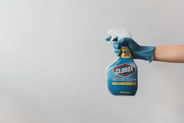 Clorox spray