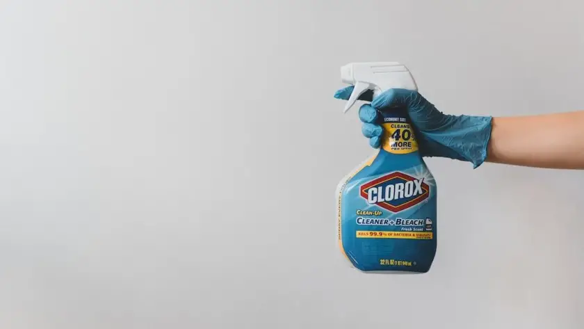 Clorox spray