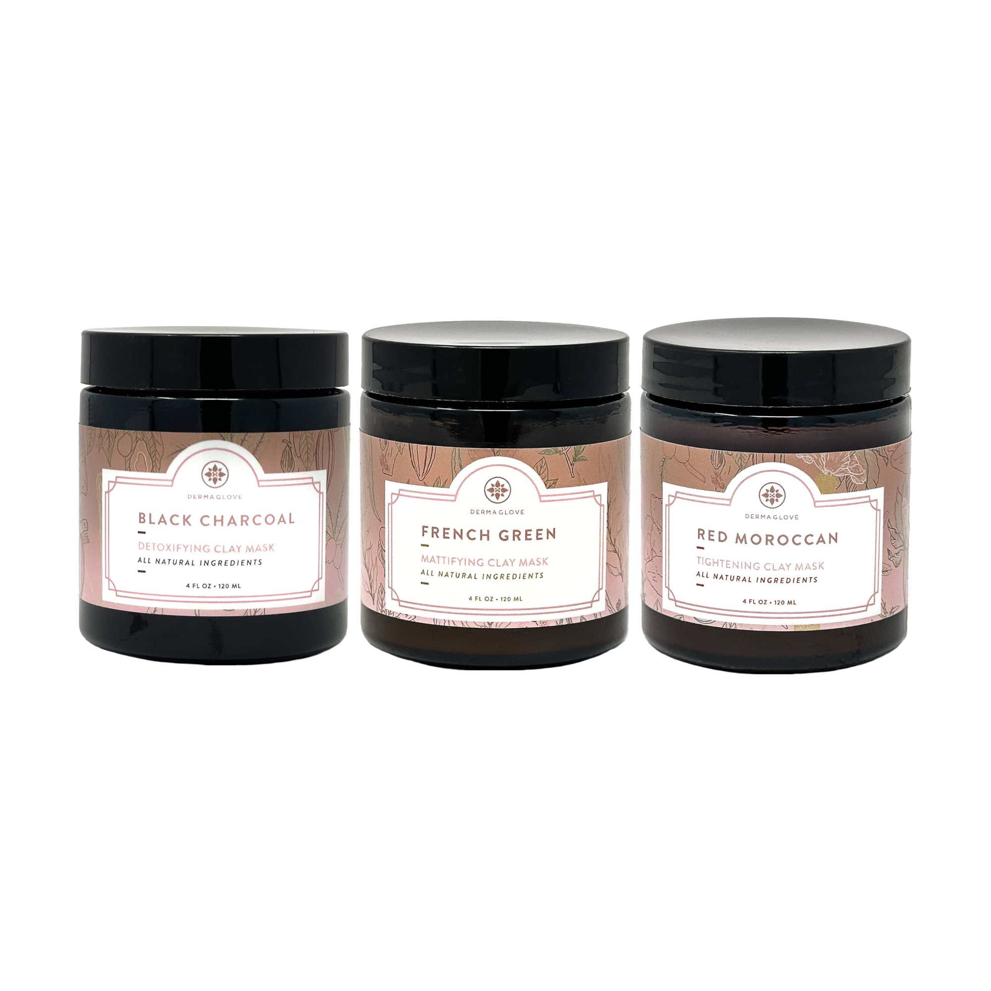 Clay Face Mask Trio